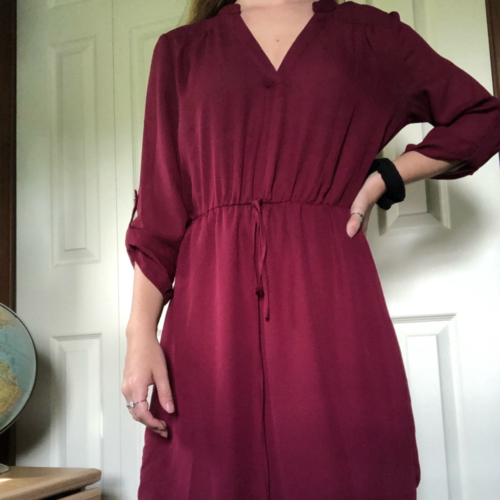 SOLD: Maroon dress
